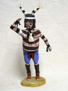 Native American Hopi Carved Clown Katsina Doll--Vintage