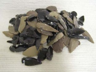 Stone and Obsidian Arrowheads--100 Count