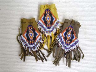 Native American Made Handbeaded Medicine Bag