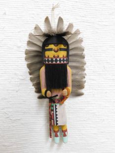 Old Style Hopi Carved Comanche Traditional Katsina Doll