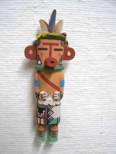 Old Style Hopi Carved Hummingbird Traditional Bird Katsina Doll