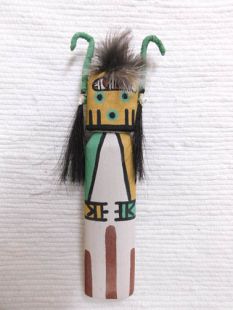 Old Style Hopi Carved Scorpion or Throwing Stick Man Traditional Runner Katsina Doll