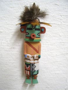 Old Style Hopi Carved Corn Dancer Traditional Plant Katsina Doll