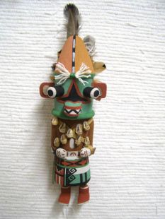 Old Style Hopi Carved Planet Traditional Fearsome Katsina Doll
